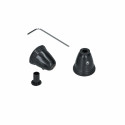Boutons radio set couleur noir