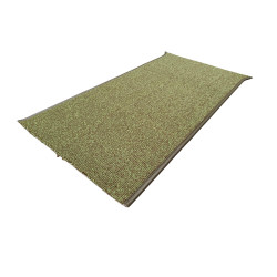 Westfalia floor mat between front seats green