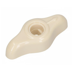 Bouton de volet d'aération beige ivoire