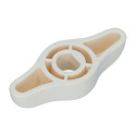 Bouton de volet d'aération beige ivoire