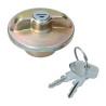 Fuel cap with lock 1/4 turn