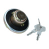 Fuel cap with lock 1/4 turn