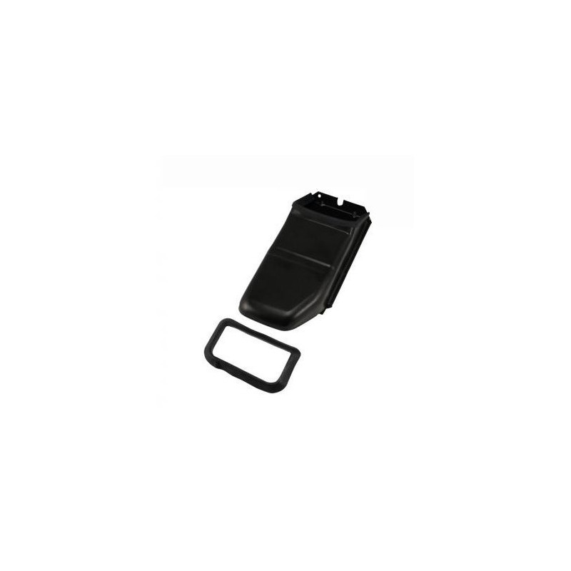 Oil cooler sheet metal black