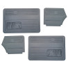 Doorpanel set convertible grey Beetle 08/1972