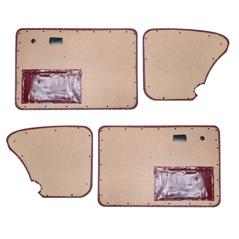 Doorpanel set burgundy