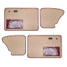 Doorpanel set burgundy
