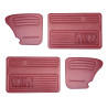 Doorpanel set burgundy