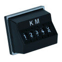 Trip counter KM Black
