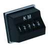 Compteur kilométrique journalier noir vw cox