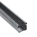Window guide channel in door rear