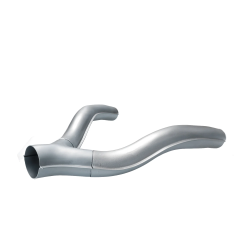 Heating tubes Y-piece over rear axle