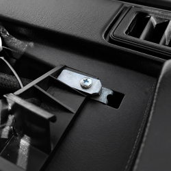 Mounting tab set instrument cluster