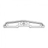 Joint plaque d\'immatriculation Karmann-Ghia