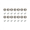 Kit de vis pour lamelle couvrante bande de tension repro Combi