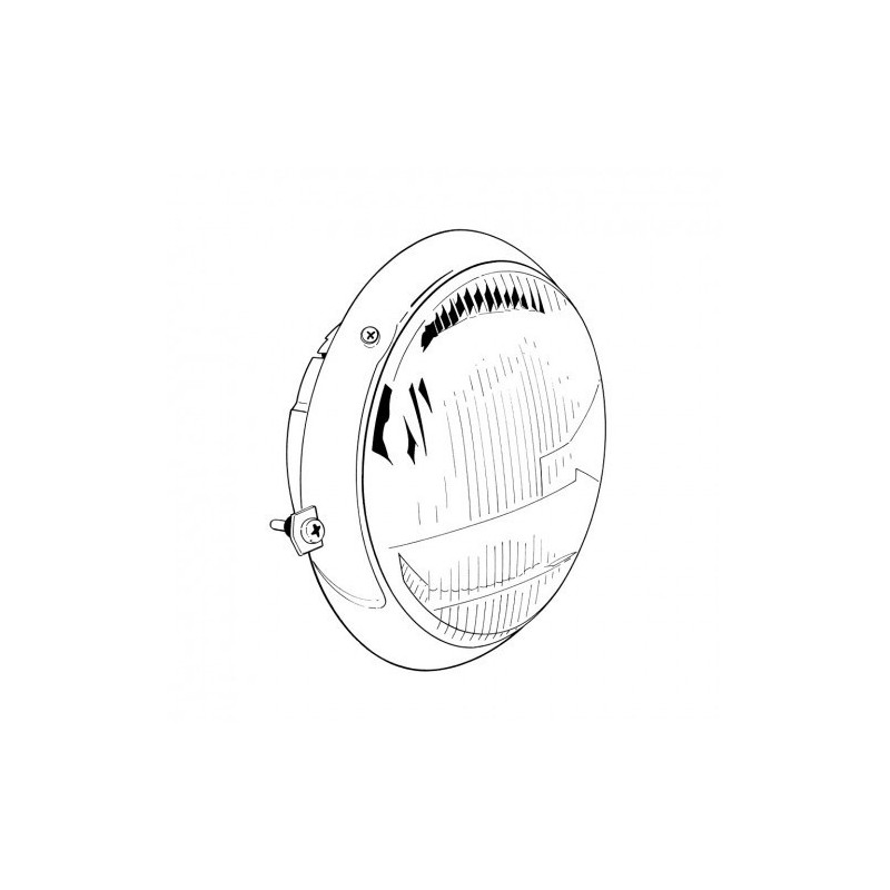 Phare Combi Split gauche Europe circulation droite Hella