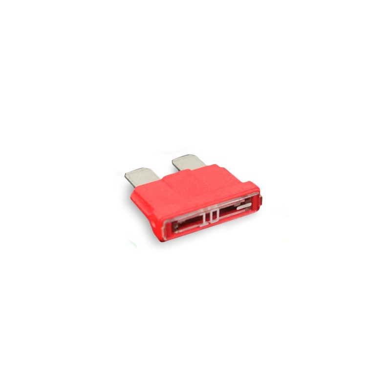 Fusible plat 10 ampères rouge