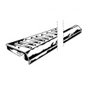 Marche-pieds Inox avec louvres