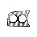 Grille 2 instruments 52 mm gauche noir Cox à partir de 1957