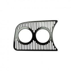 Grille 2 instruments 52 mm gauche noir Cox à partir de 1957