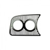 Grille 2 instruments 52 mm gauche noir Cox à partir de 1957