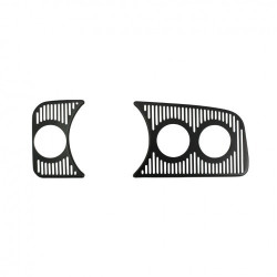 Grille 3 instruments 52 mm noir à partir de 1957