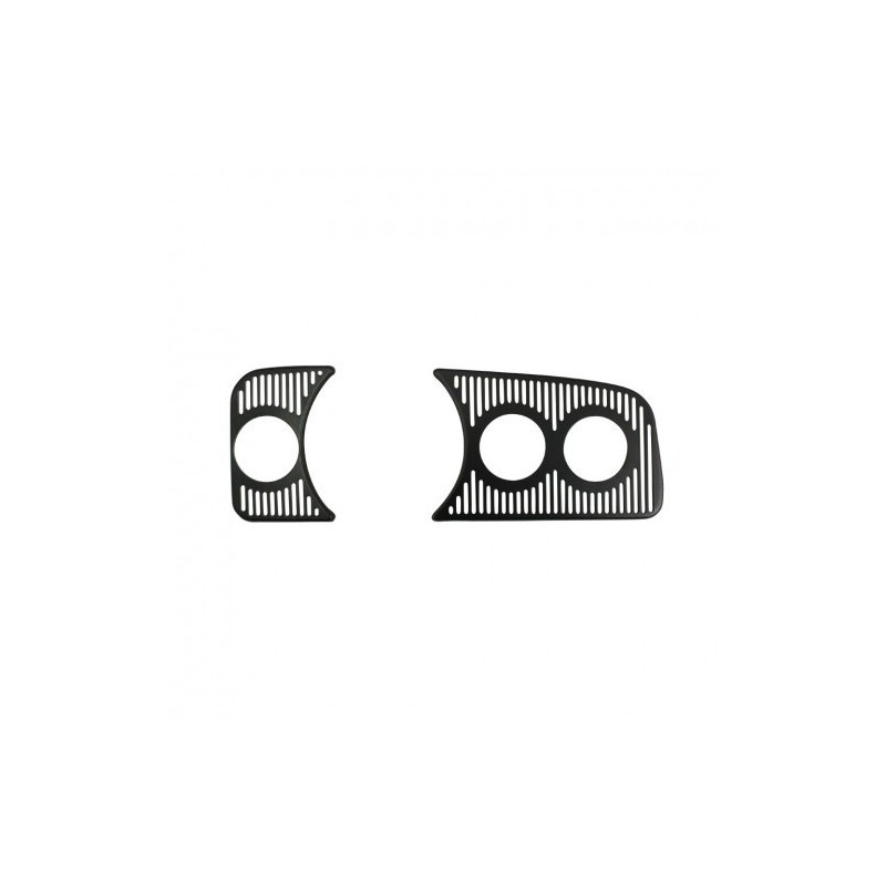 Grille 3 instruments 52 mm noir à partir de 1957