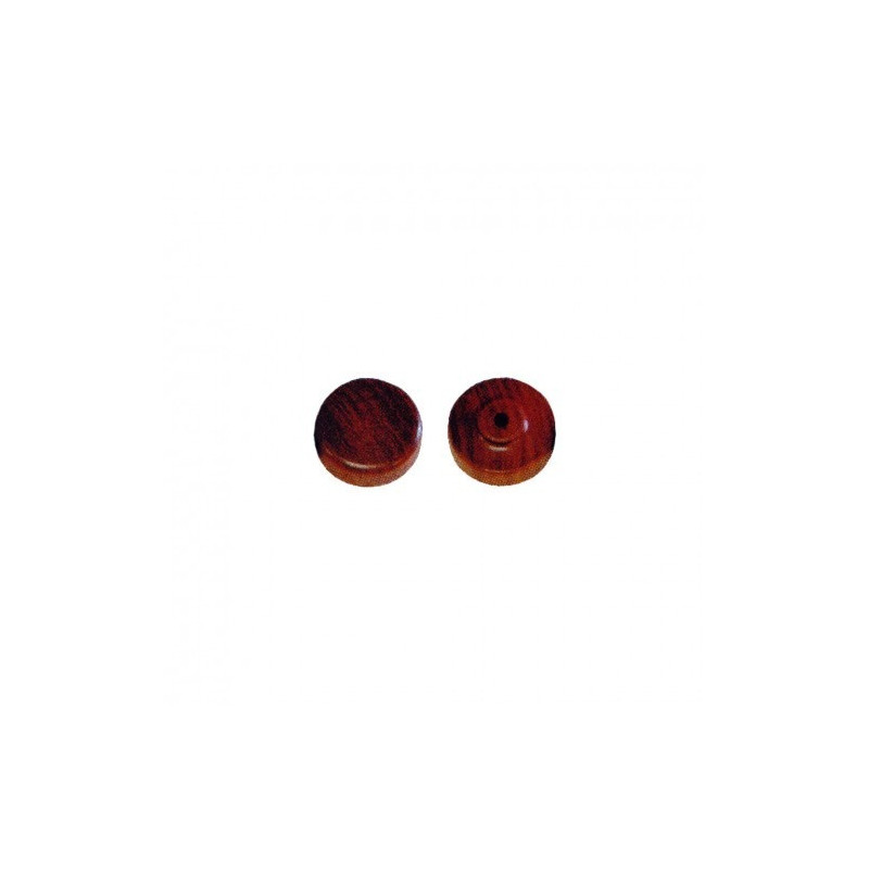 Bouton bois de rose radio Flat4
