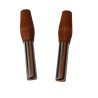 Loquets de porte chrome bois