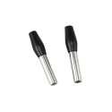 Loquet de porte chrome noir
