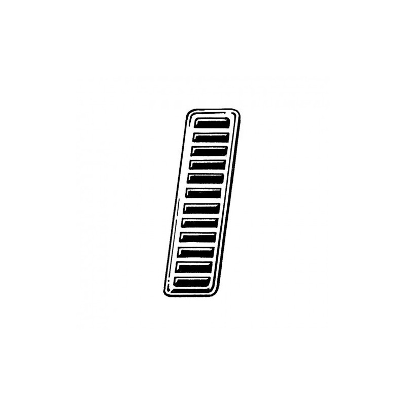 Couvre pédale accélérateur chromé