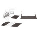 Tapis caoutchouc Double cabine arrière Combi