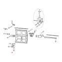 Rouleau guide en dessous porte coulissante Baywindow