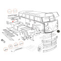 Panneau moteur gauche Combi Split