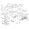 Semelle de longeron droite 1302/1303 OEM