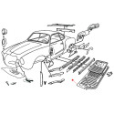 Demi châssis gauche Karmann-Ghia