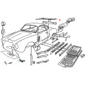 Tôle arrière moteur Karmann-Ghia