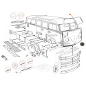 Tôle de cadres de pare-brise complête Combi Split Auto Craft