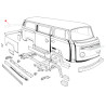 Tôle entre hayon et porte moteur Baywindow à paritr de 1971 Auto Craft