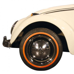 Flanc orange étroit pour pneu 14"