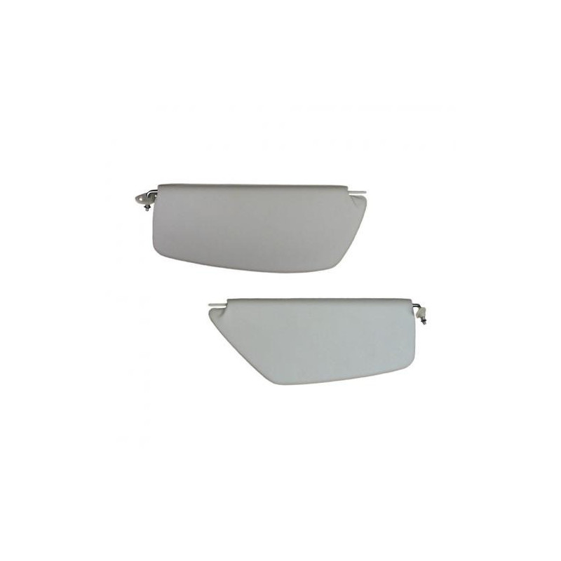 Pare soleil Cox de 1965 à 1967 blanc avec miroir