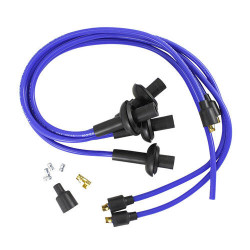 Câbles de bougies bleus 8mm