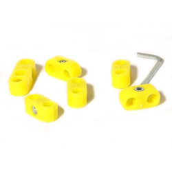 Attaches fils bougies jaunes