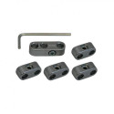 Attaches fils bougies chrome