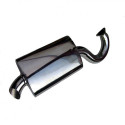 Silencieux Fatboy Inox poli pour Collecteur avec Stinger 41 mm