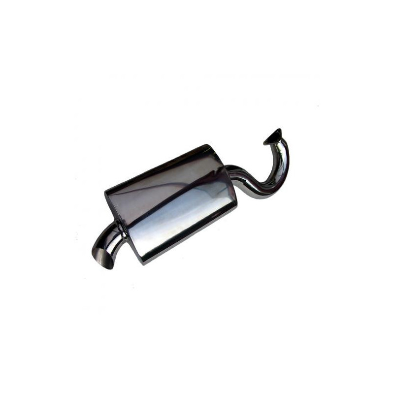 Silencieux Fatboy Inox poli pour Collecteur avec Stinger 41 mm