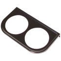 Support de manomètre 52mm sous tableau de bord 2 trous noir