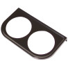 Support de manomètre 52mm sous tableau de bord 2 trous noir