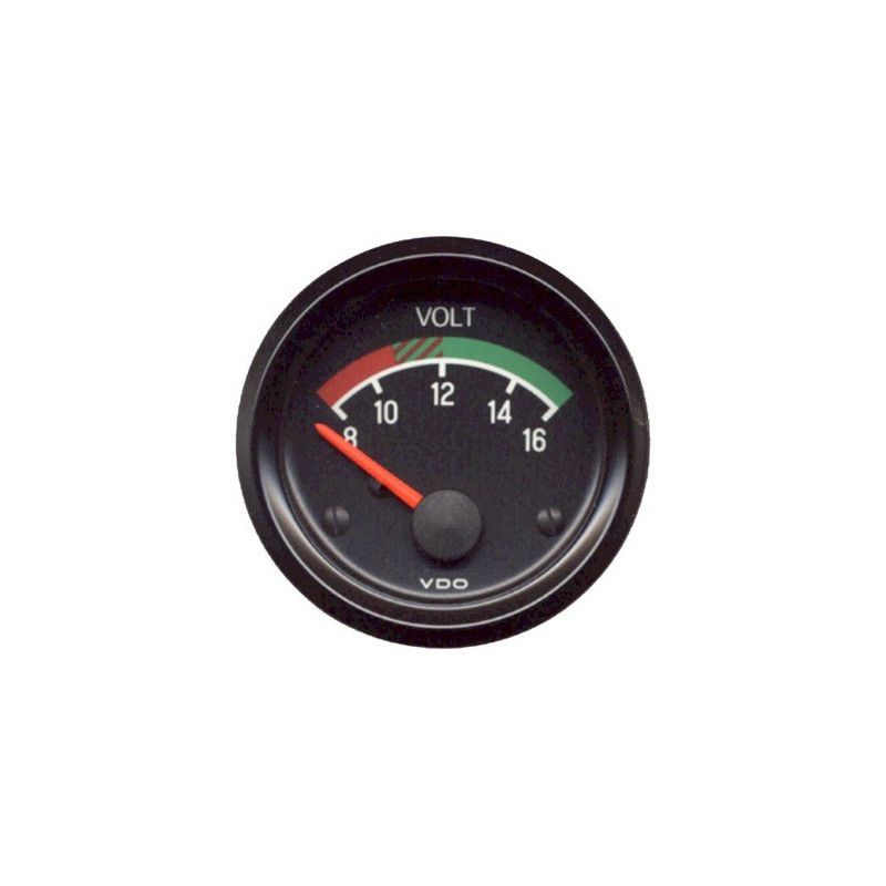 Voltmètre 12 volts diamètre 52mm VDO
