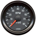 Compte-tours 8 000 tours 52mm VDO