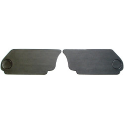 set de 2 cartons noirs sous banquette arrière cox cabriolet de 1965 à 1979
